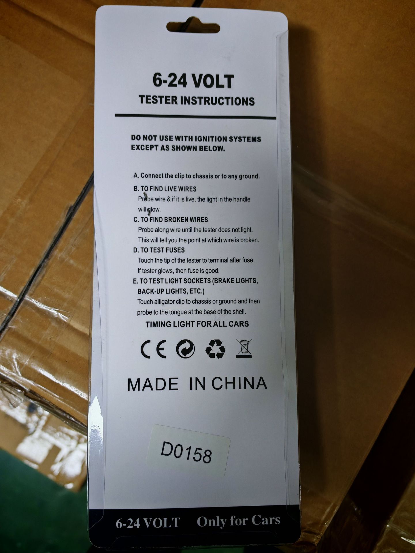 6-24 Volt Tester Digital Display Circuit Test Probe Pen