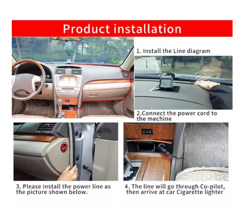 2026 Cross-Border Dashboard-Mounted Dash Cam with No Installation Required, Ultra-High-Definition Infrared Night Vision