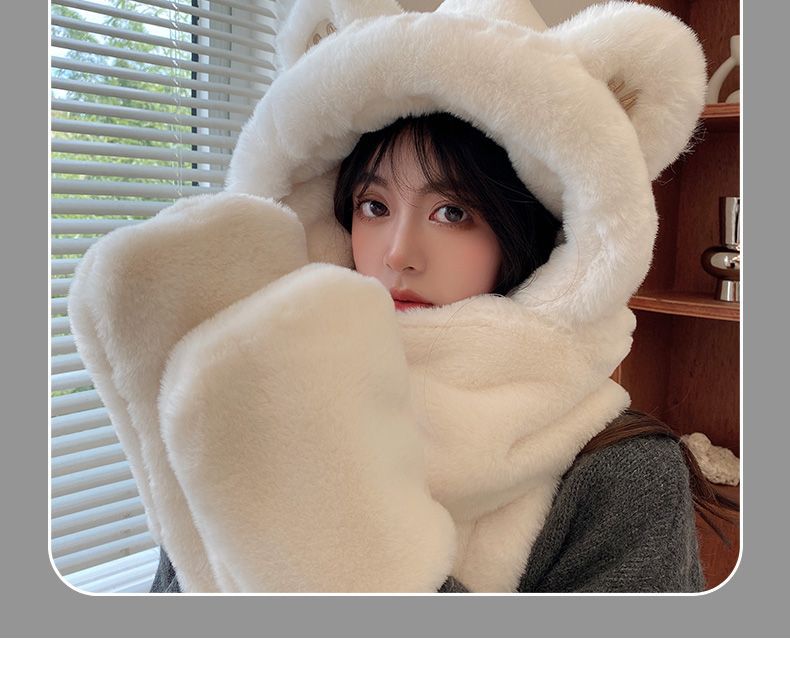 성인 M 자수-크림 화이트