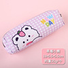 Cartoon capacious cute universal pencil case with zipper for elementary school students, with little bears, wholesale
