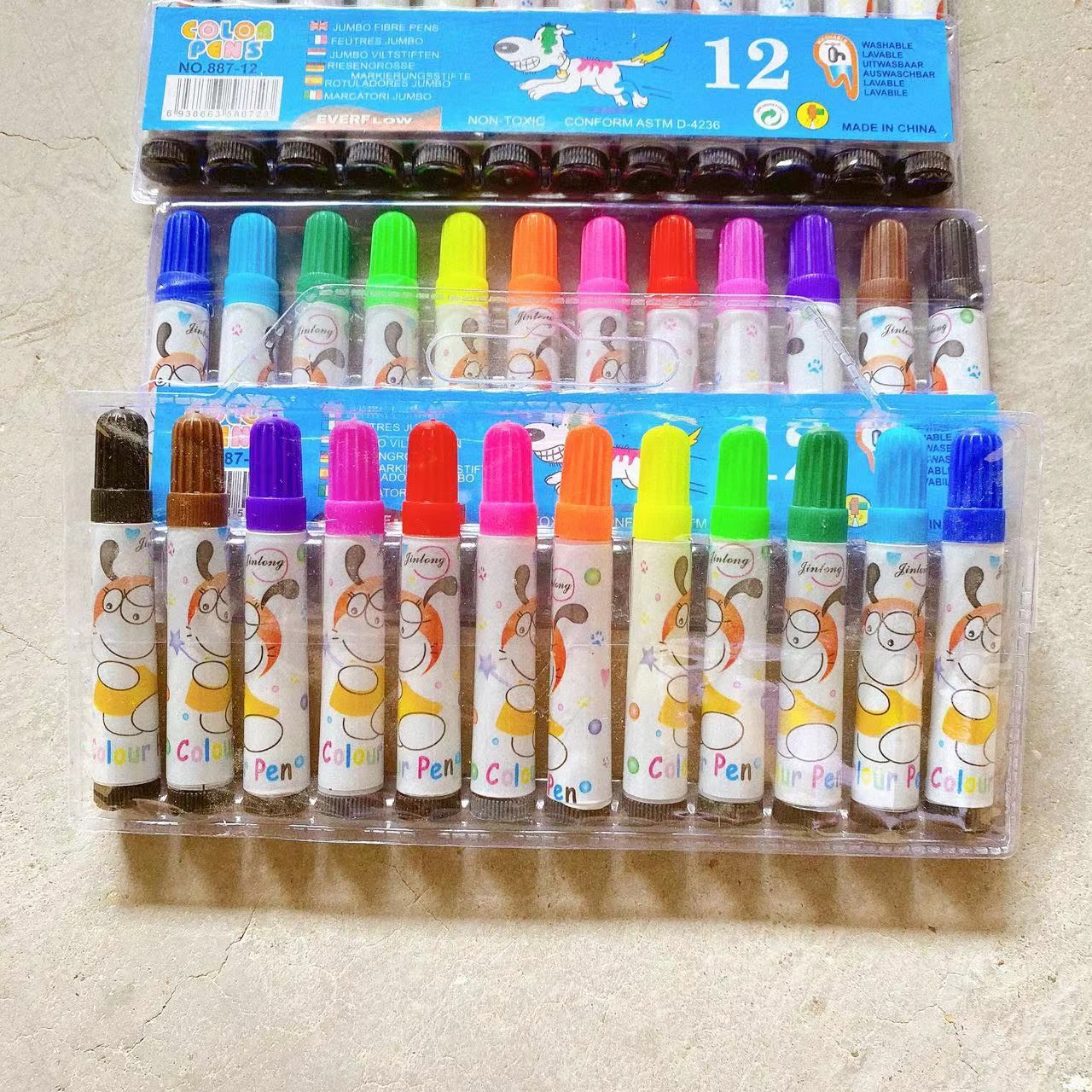 12 colores pincel de acuarela pincel de pintura pincel