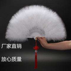 ネットの赤い羽の扇子の工芸の全絨毯の厚い標準の仙気のチャイナドレスのショーの子供の舞台のダンスの扇子