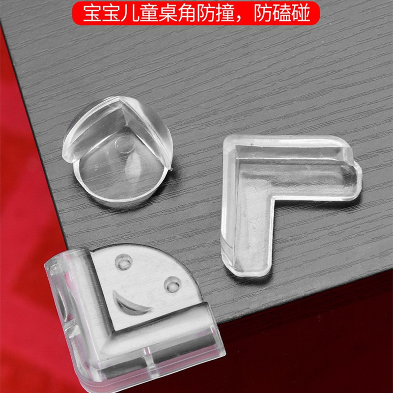 Protective Corner Guard Anti-Collision Edge and Corner Straight Angle Child Anti-Collision Corner Transparent Silicone Protective Corner Anti-Collision