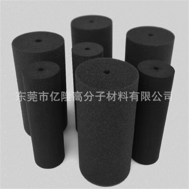 厂家批发过滤爆破海绵圆柱 聚酯海绵圆柱体 黑色蓝色过滤海棉柱子