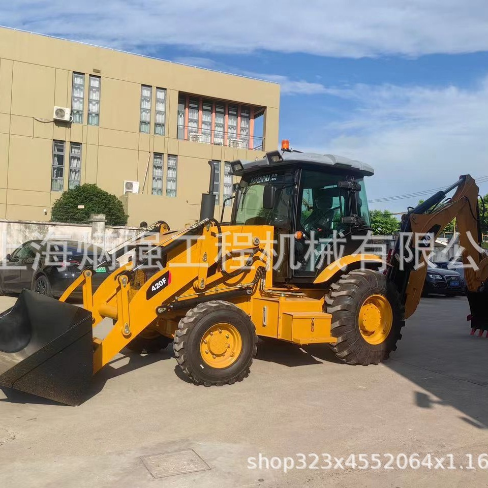 外贸专销 二手卡特420F装载机 挖掘机卡特 420F两头忙