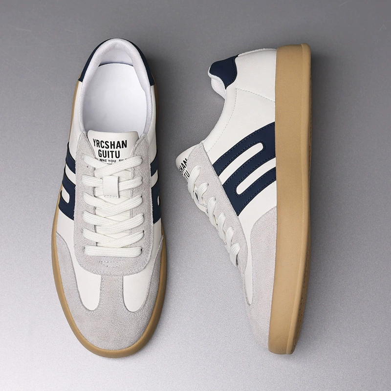 Мужская обувь Rise дикая дышащая доска обувь спортивная повседневная обувь мягкая подошва кожаная обувь маленькая белая обувь арганд обувь