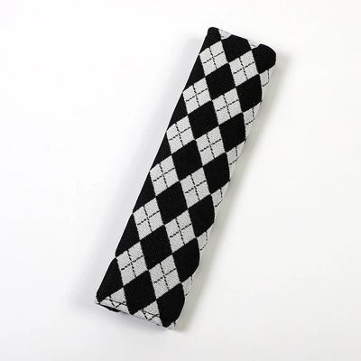 Seat belt shoulder pad: Cover Jacquard Diamond Car