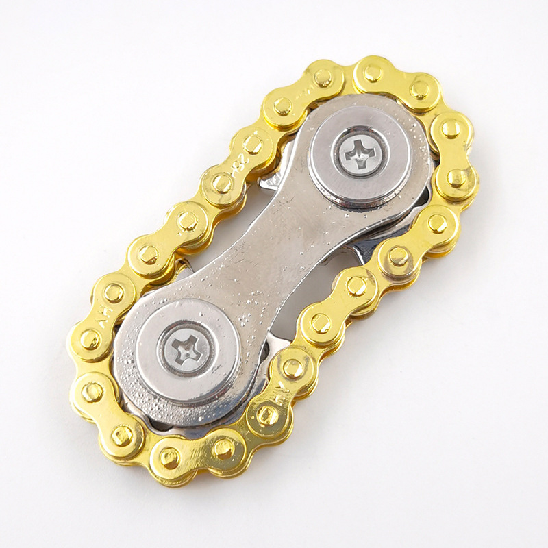 Metall Getriebe Fahrrad Kette Fingertip Gyro Artefakt Dekompression Spielzeugpicture4