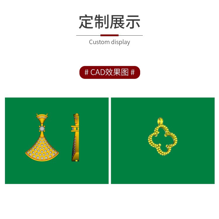 Silver Jewelry S925 Anillo de plata esterlina Pendientes Collar Procesamiento de joyas Personalizado Dibujos y muestras Diseño original