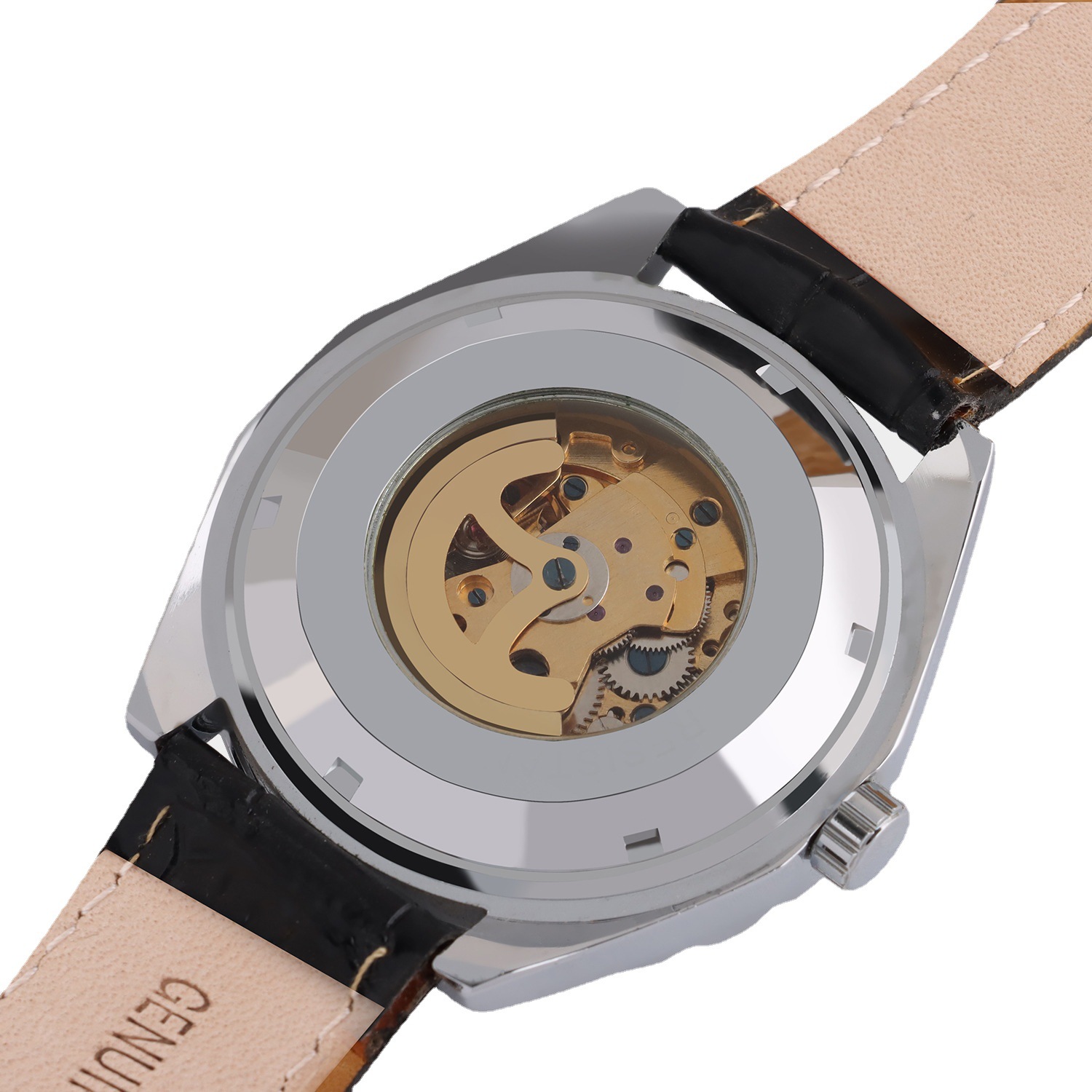 瑞迪尔REDEAR品牌新款手表 时尚潮流带夜光镂空全自动机械表