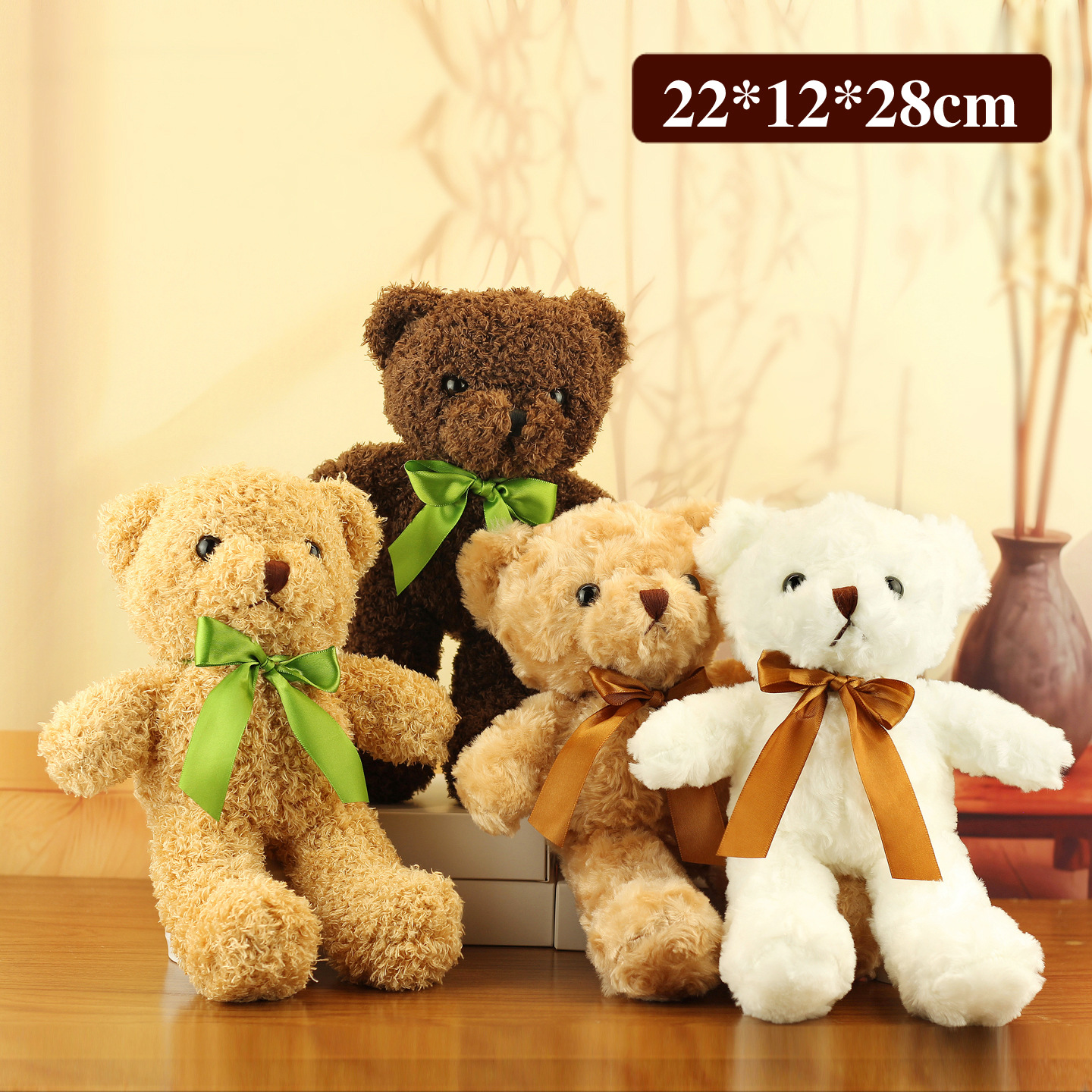 Red bufandas osos de peluche muñecas osos de peluche muñecas de peluche algas marinas eventos de cumpleaños regalos pequeños