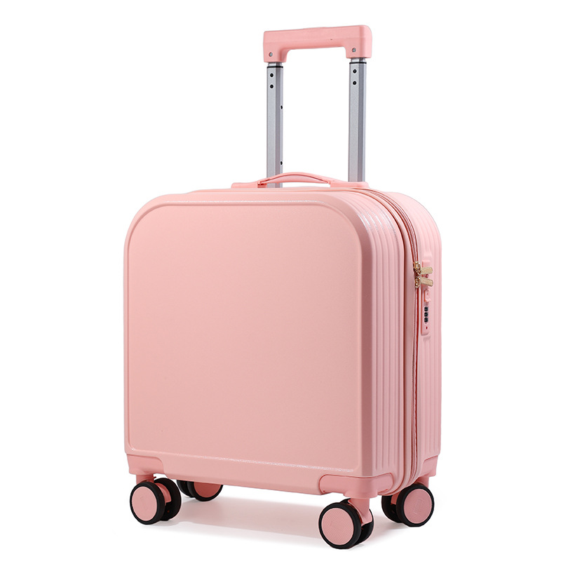 20 pulgadas Nuevo gradiente de color maleta de dibujos animados trolley caja de gran capacidad universal rueda de viaje fabricantes al por mayor