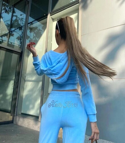 European and American cross-border Amazon eBay autumn new women's Korean fur embroidered leisure set two-piece 7018 cat head