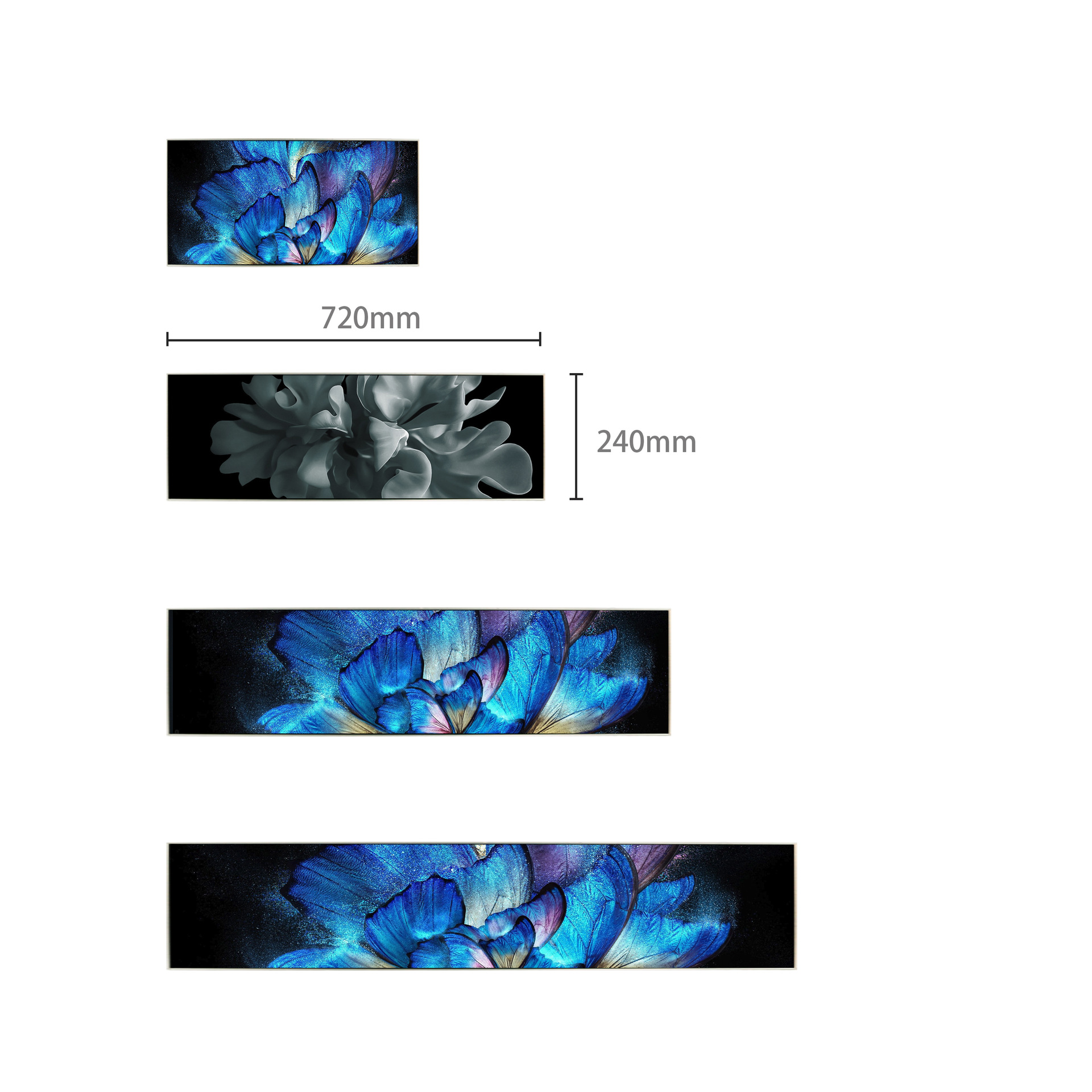 P1.875 Pantalla de barra LED decoración de la puerta del centro comercial electrónica estante a todo color pantalla de publicidad de soldadura sin costura