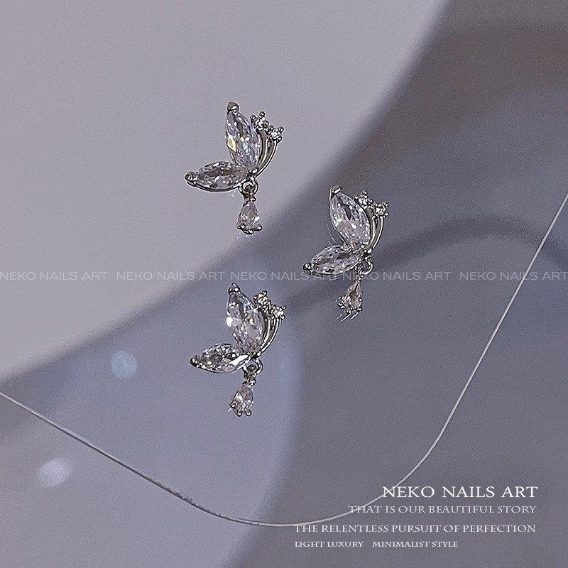 Celebridad de Internet nuevos accesorios de uñas Iris arco de alta retención de color ajuste arco de uñas diamante desgaste material de uñas diamante