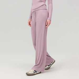 AYM043862 Naked Feel Heat-Retention Flared Leggings Slim-Fit Drapey Straight-Cut Aoyema wholesale