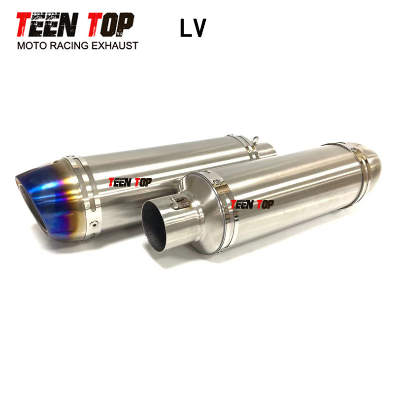 Suitable for Motorcycle 250Sr Z900 Duke390 Mt07 Exhaust Pipe Modification 51mm Tail Section