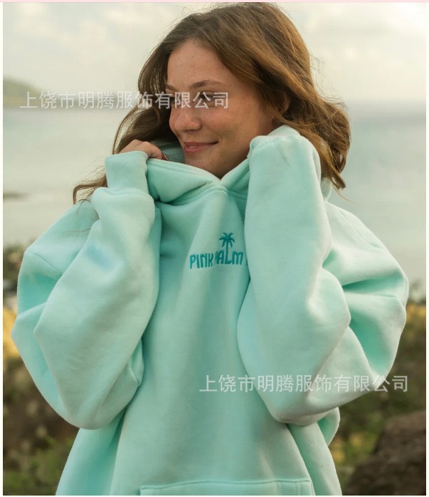 민트 그린 자수