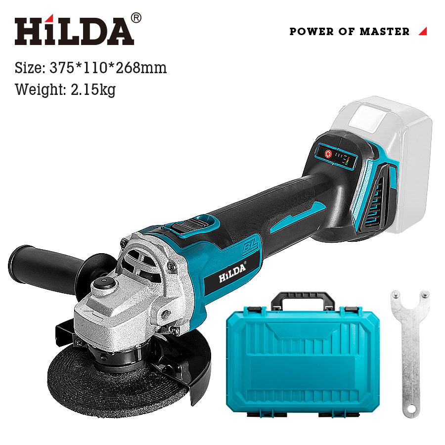 Amoladora Angular MT, Máquina de Corte Eléctrica de Litio sin Escobillas, Máquina Pulidora, Amoladora Angular Eléctrica de Litio de Alta Potencia para el Hogar, Transfronteriza