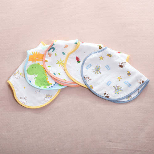 Newborn Baby Flat Pillow for Newborns, 10-Layer Cotton Gauze Pillow, Small Pillowcase, Spring and Summer