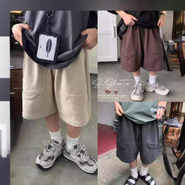 童装2025新款夏季新款短裤男童运动短裤儿童裤子宝宝五分裤中大童