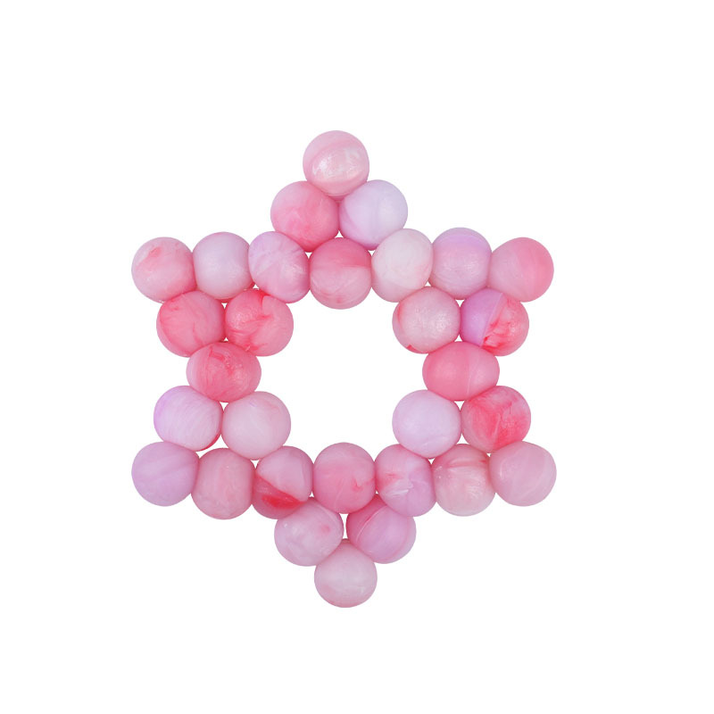 Nuevos suministros para bebés DIY creativo cuentas de silicona mordedura de pegamento dientes de bebé pulido palo estrella de seis puntas juguete mordedor