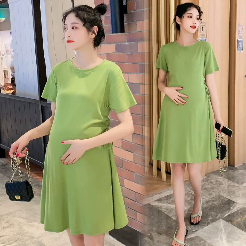 Реальный снимок видео лето новое платье для беременных