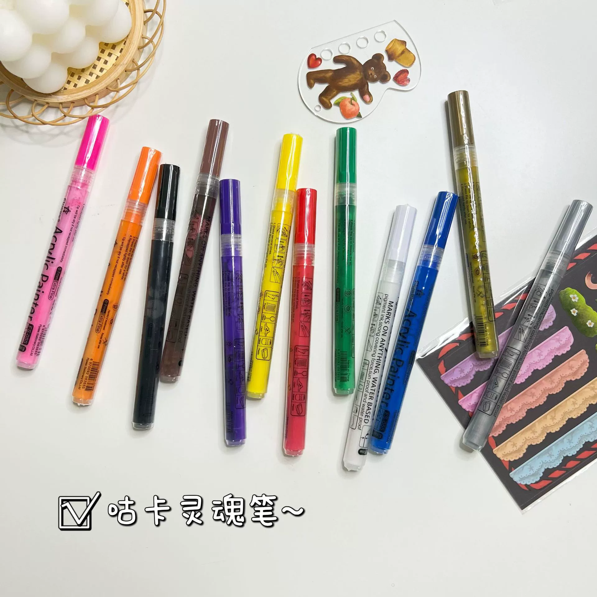 Star Goo украшение карты цвет белая краска ручка маркер фотоальбом ручная ручка для счета акриловая ручка тонкая голова