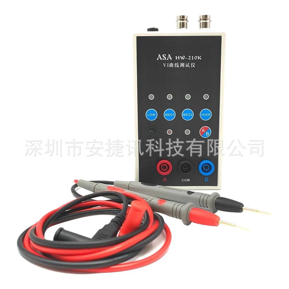 HW-210K двухканальный тестер кривой VI плата онлайн обнаружения ASA тестер 4-х передач регулируемый