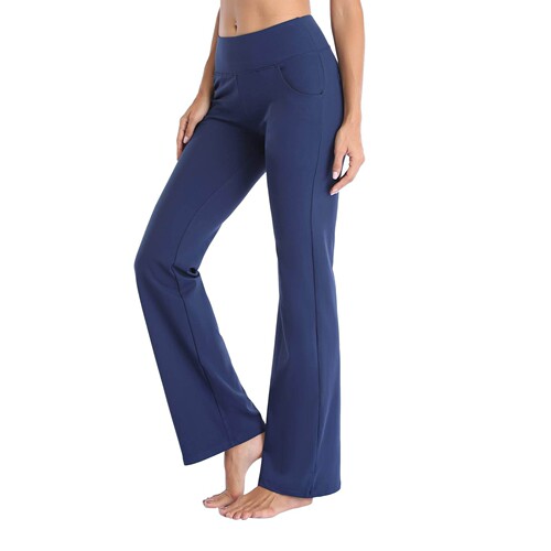 Women's High-Waisted Wide Leg Pants, Fashionable and Trendy Yoga Wide Leg Pants, Abdominal Control