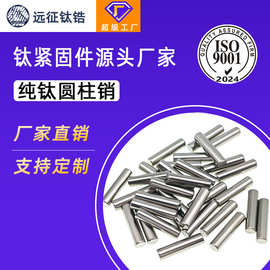 钛合金TA2销钉圆柱销定位销固定销实心销子M2M2.5M3M4M5M6M8M10mm