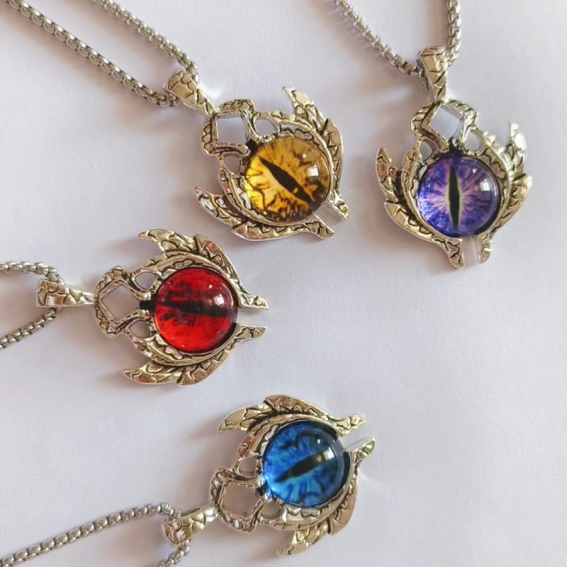 Fashion Devilu0027S Eye Alloy Plating Unisex Pendant Necklace 1 Piece