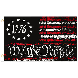 1776 Vintage American Flag 3x 5 Foot Outdoor Interior Decoration Parade Party Double Side Printing Banner