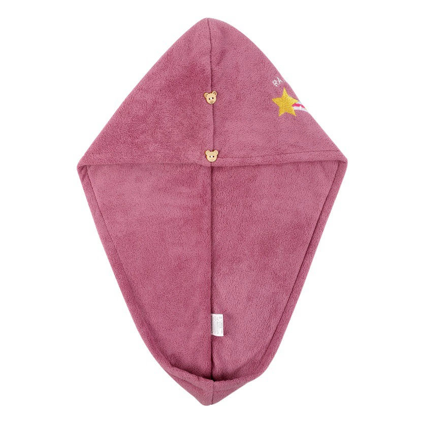 [Качество Enjoy Home] Домашний текстиль Украшение дома Коралловый флис Шапка для сухих волос Полотенце для сухих волос Головные уборы Вышитое полотенце для сухих волос Утолщенное