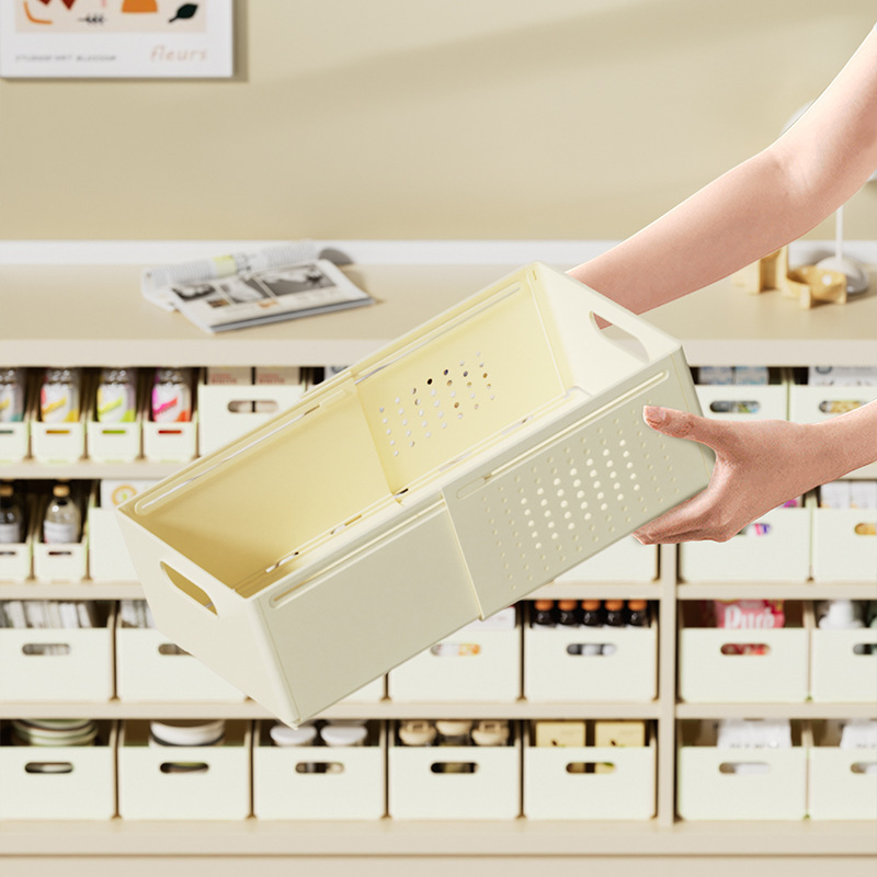 キャビネット収納ボックス格納式引き出し型デスクトップディープキャビネット収納雑貨キッチン整理ボックス収納バスケット収納ボックス|undefined