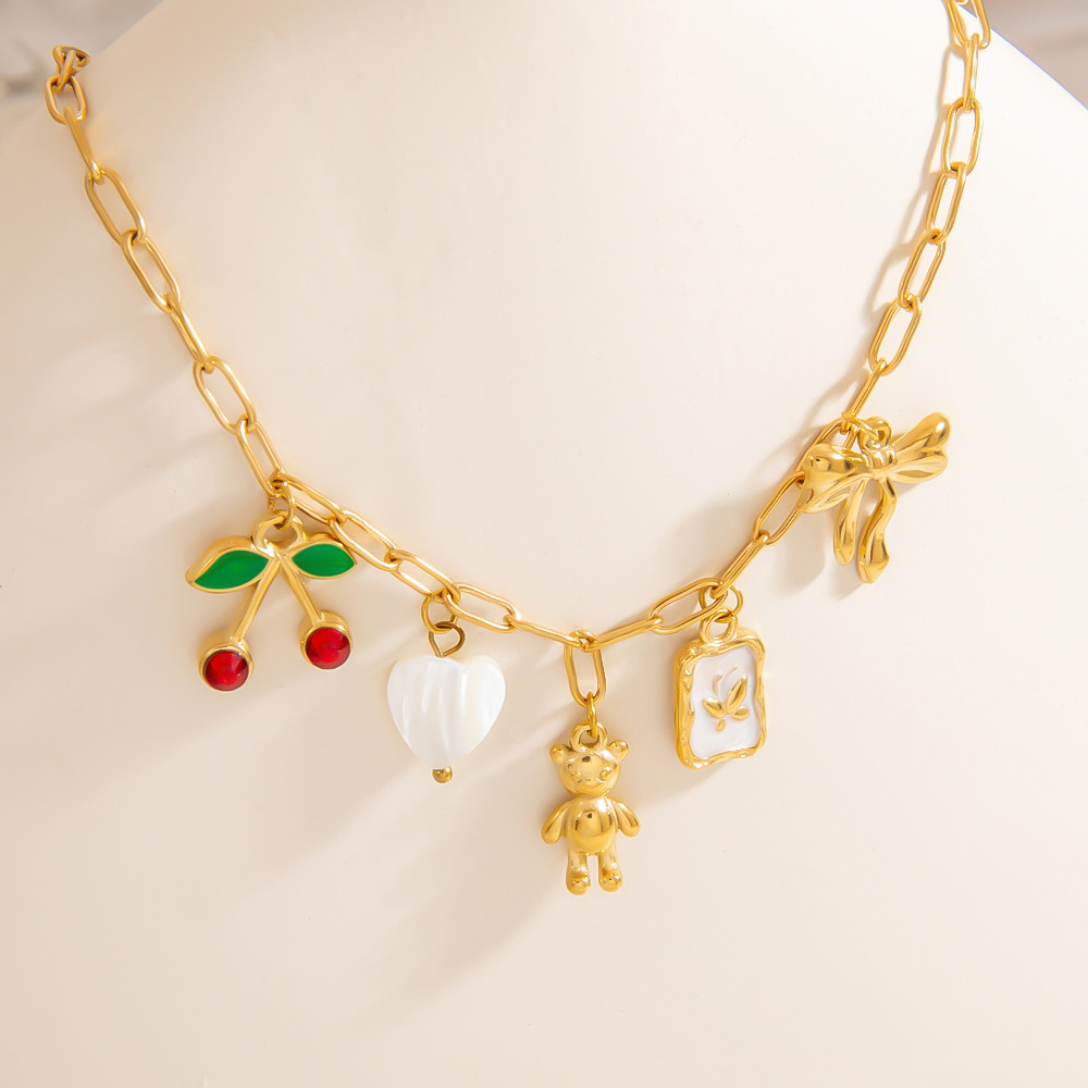 Damenarmband Aus Titanstahl Modisch Und Wasserfestes Design_voghion.com