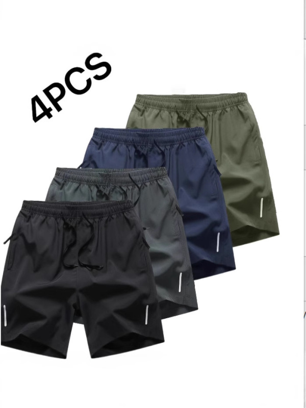 クロスボーダーヨーロッパサイズ XXS-3XL 卸売ジッパーポケットカジュアルショーツ 5 点パンツスポーツランニングパンツ男性用|undefined