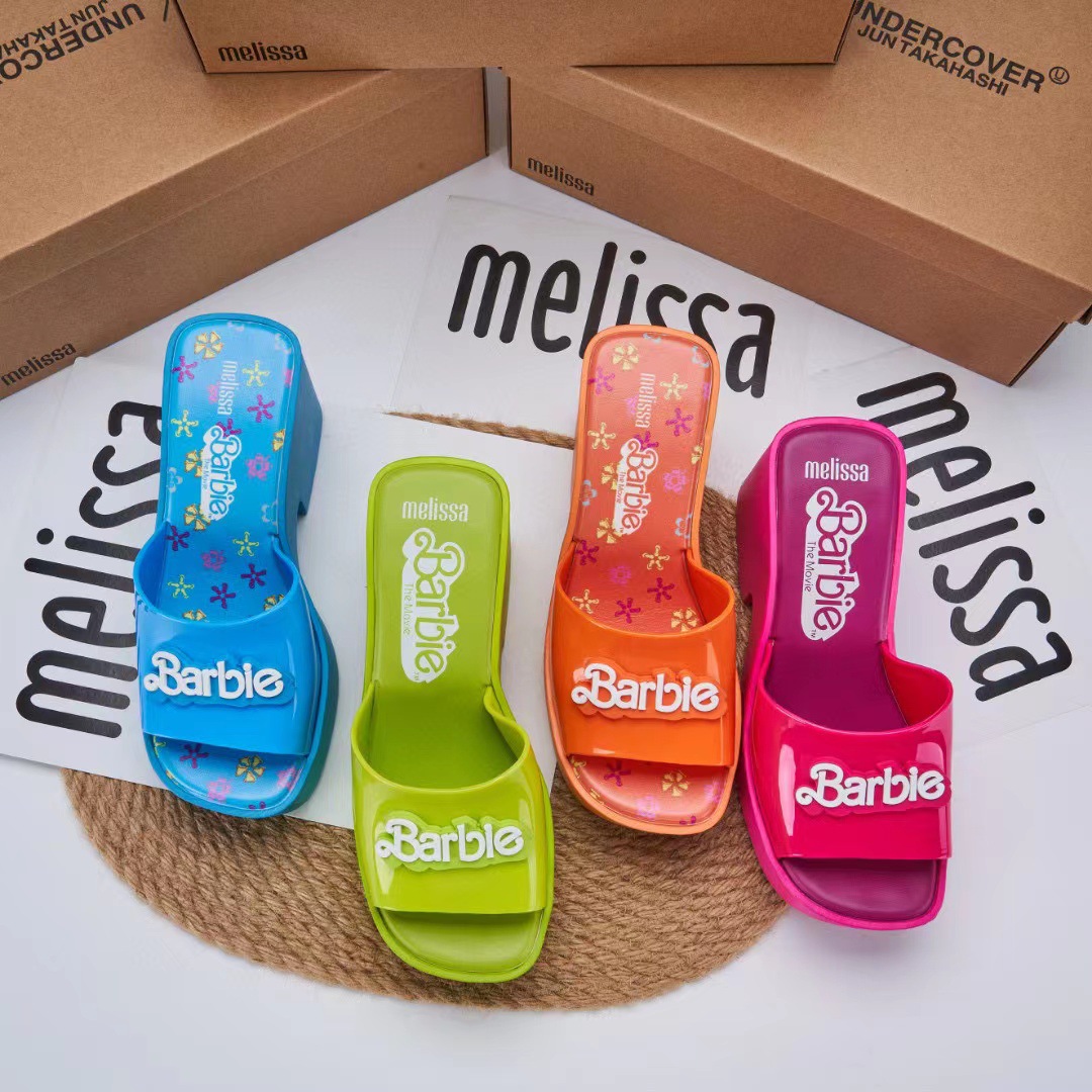 2023 Melisa New jelly shoes high heel platform slippers fragrant shoes women's sandals