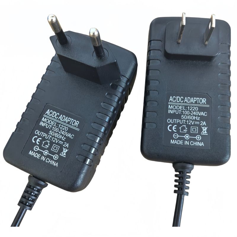 美规12v2a电源适配器用于智能门禁光猫路由器led灯带监控电源欧规|undefined