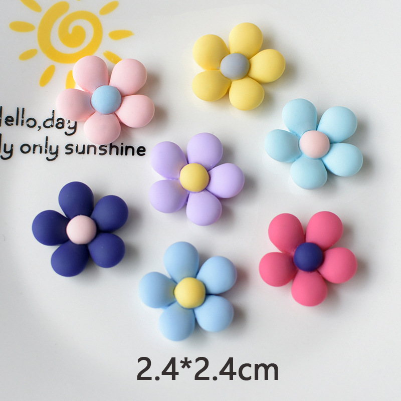 Cute And Fresh Flower Resin Accessories Shoe Flower Cup Cream Glue Diy...