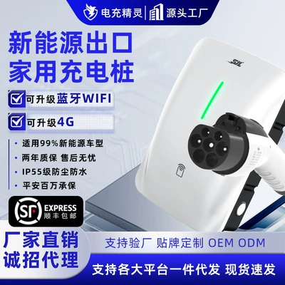 National Standard Export New Energy Electric Vehicle 7Kw Household Ac Tesla Commercial Universal Fast Charging Charging Station