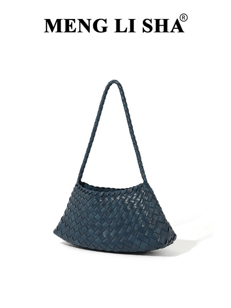 Retro woven universal one-shoulder bag