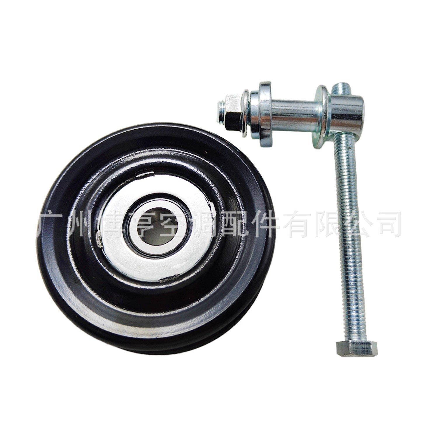 Universal Precision-Cast Tensioning Wheel for Car Air Conditioning, Belt Tensioning Wheel, Excavator Parts, Replaceable Bearing Adjustment Wheel, Tensioning Wheel