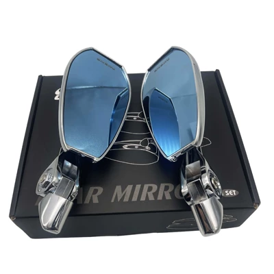 Motorcycle rearview mirror, Suitable for Aos4 Electric Vehicle - electroplated-silver-standard-configuration-please-note-the-model-when-ordering