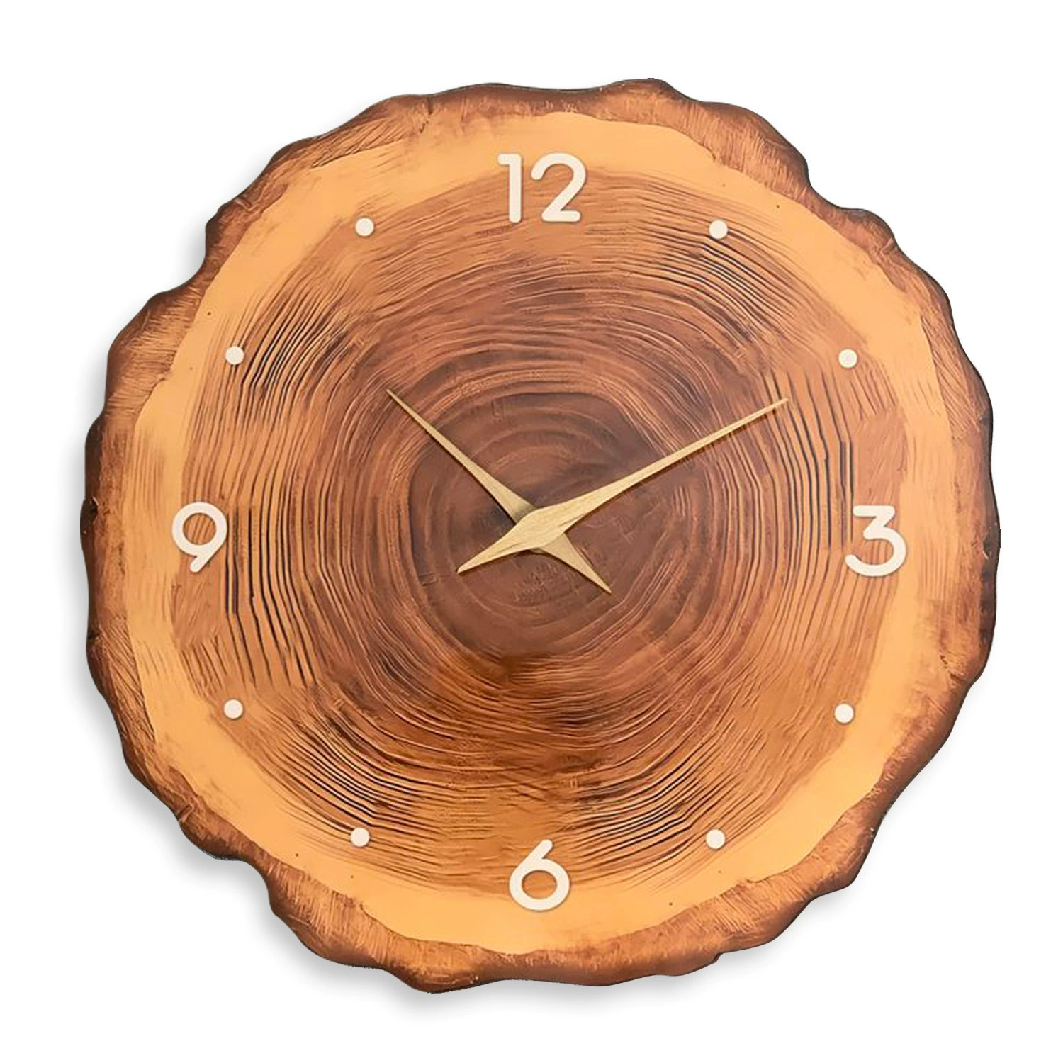 Wooden wall watch, simple and elegant design, high-quality style, wholesale