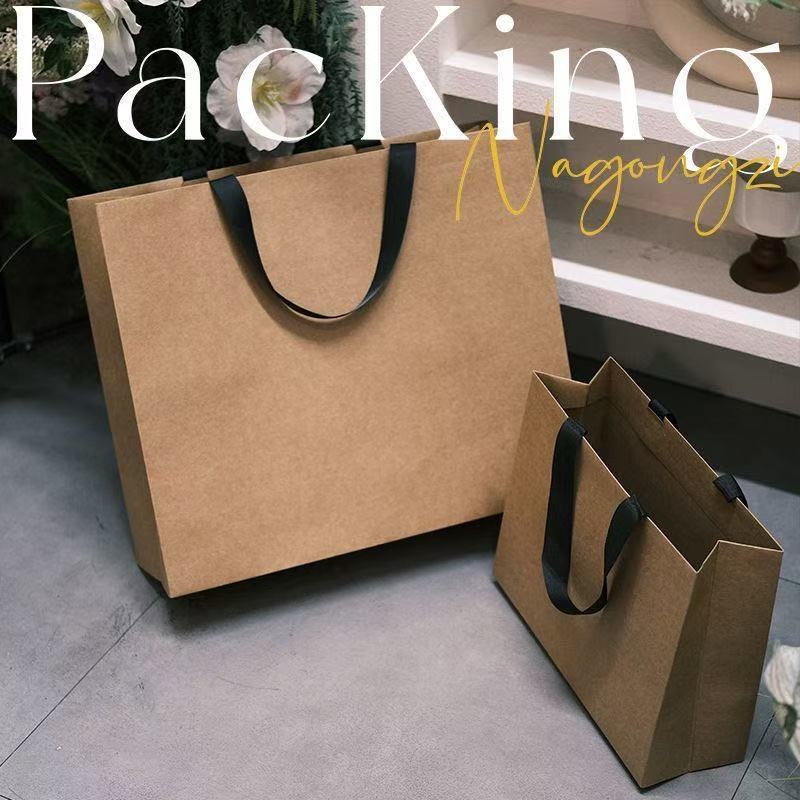 tienda de ropa bolsas de mano personalizadas de alto nivel lujo ligero estilo salón de belleza tienda de ropa de mujer bolsas de regalo bolsas de papel personalizadas logotipo impreso