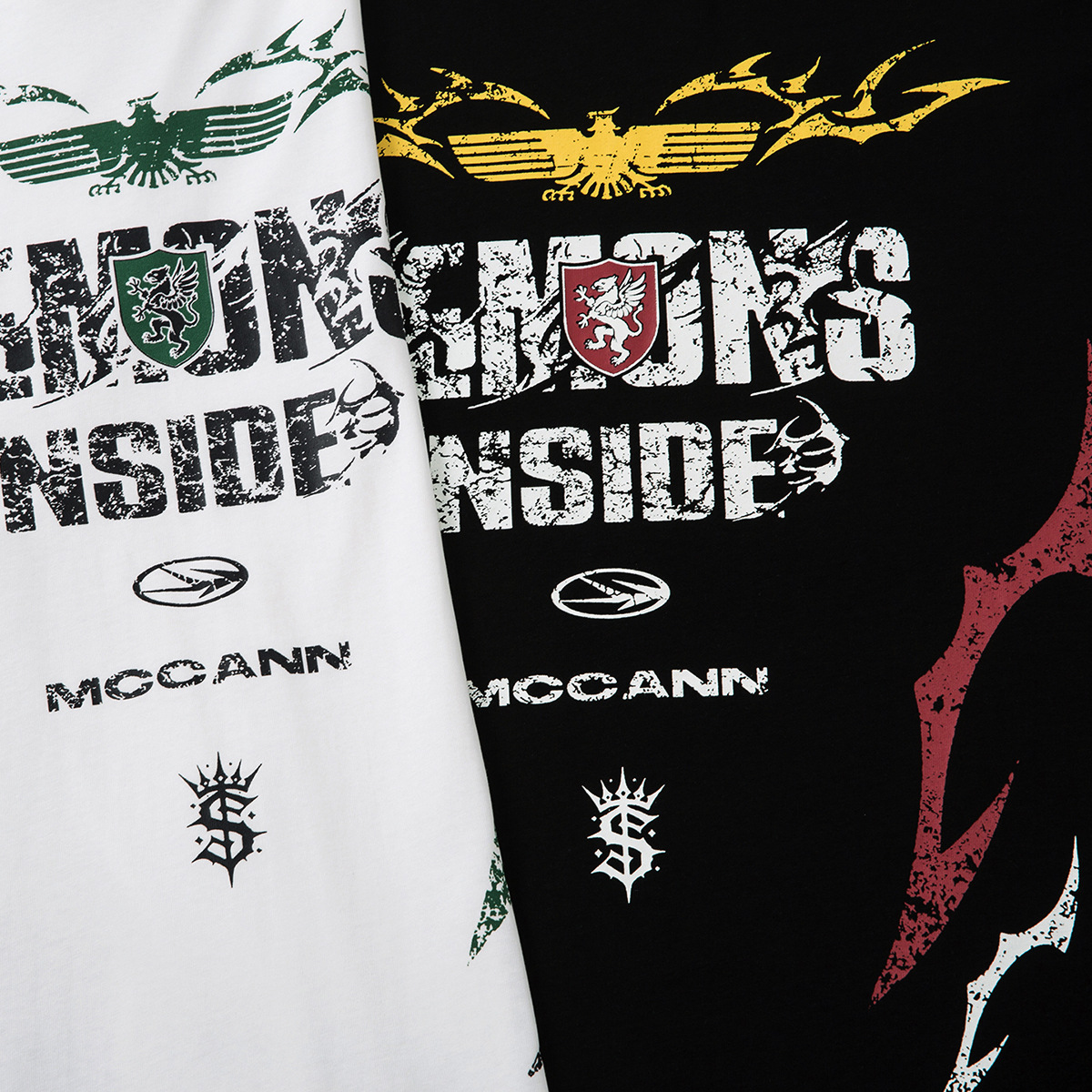 Men's Streetwear Long Sleeve T-Shirt – Oversized Graphic Tee With Dark Print (100% Combed Cotton, M-XXL, Black/White)_viptrois.com