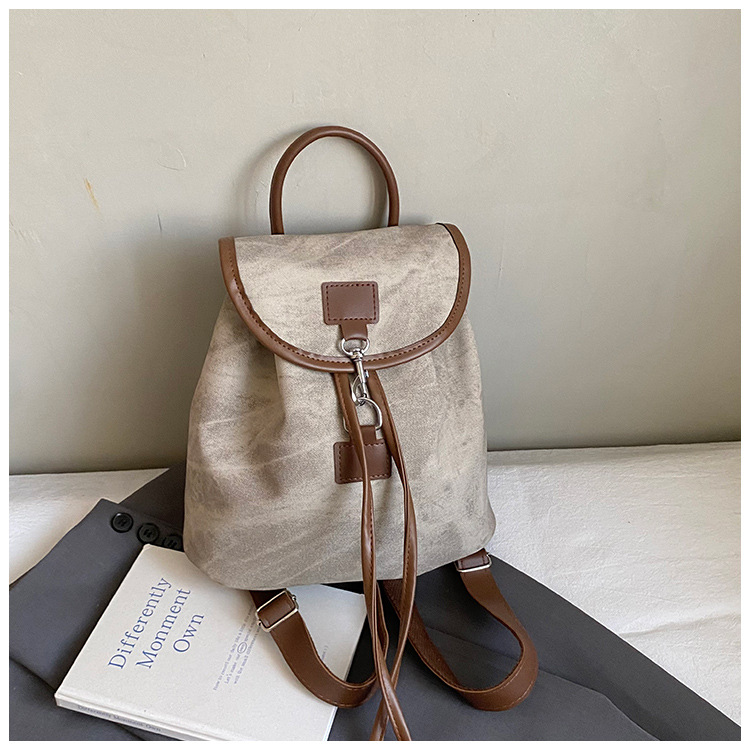 Gran capacidad de viento británico 2025, simple otoño nuevo estilo de textura casual de moda viaje viaje viaje mochila