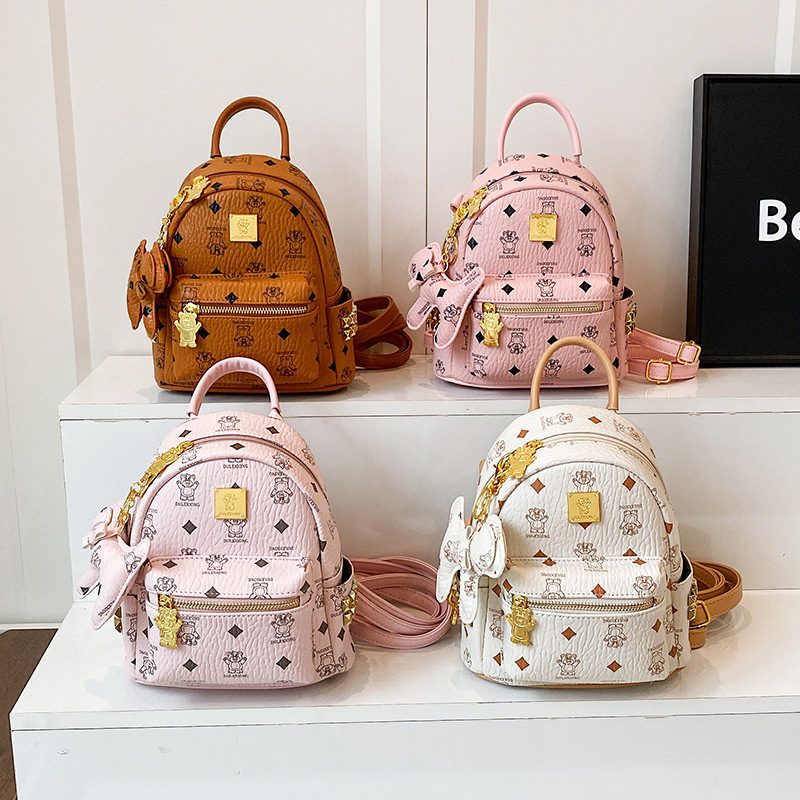 Bolsa de mujer transfronteriza de comercio exterior 2025 nuevo retro nicho bolsas escolares de estudiantes de alta calidad sensación de gran capacidad mochila de viaje