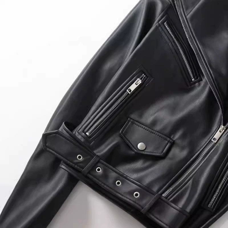 Autumn jacket, short belt, Korean style